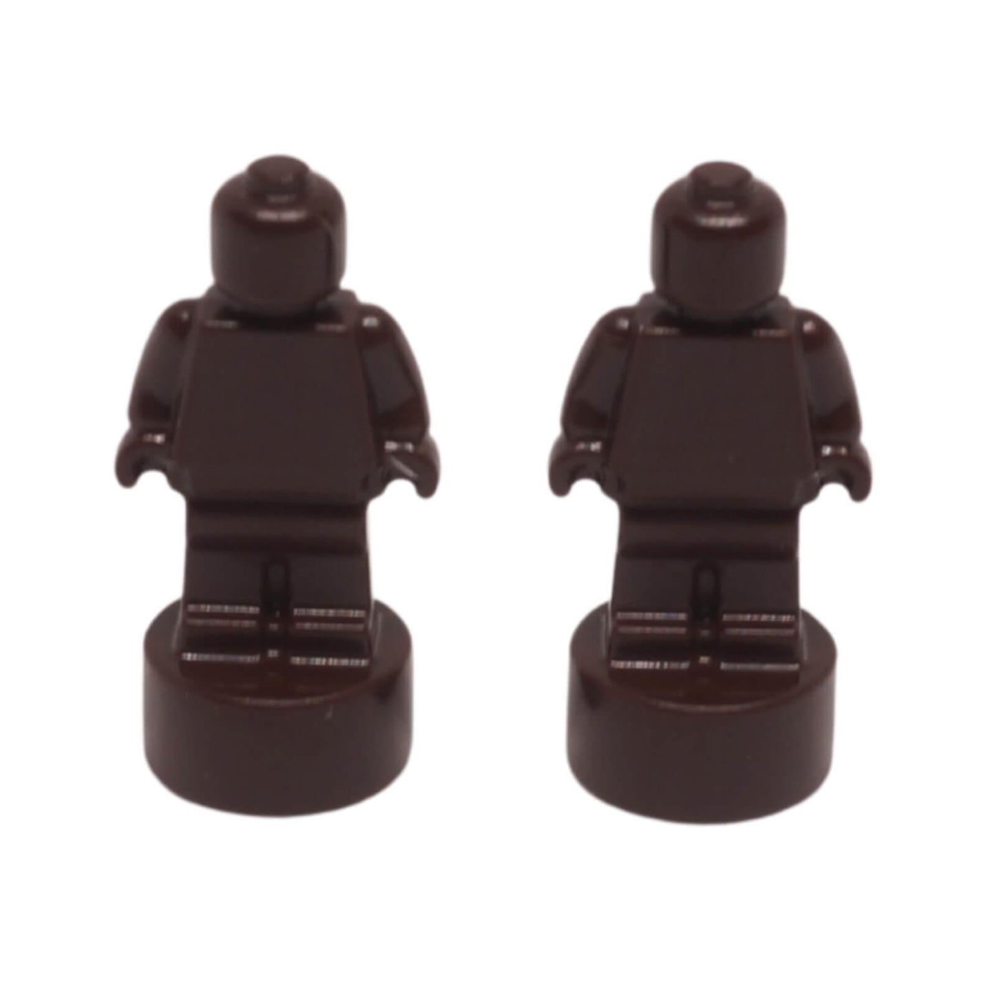 LEGO® Minifig Utensil Statuette Trophy in dark brown accessory for awards, competitions, and display builds