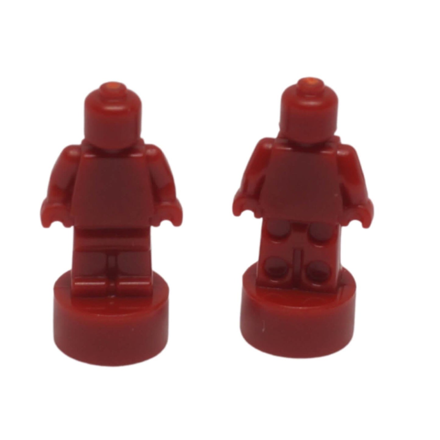 LEGO® Minifig Utensil Statuette Trophy in dark red accessory for awards, competitions, and display builds