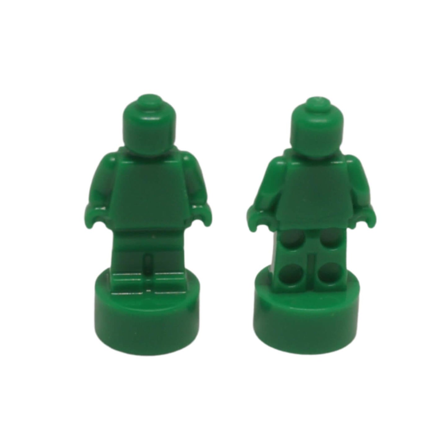 LEGO® Minifig Utensil Statuette Trophy in green accessory for awards, competitions, and display builds