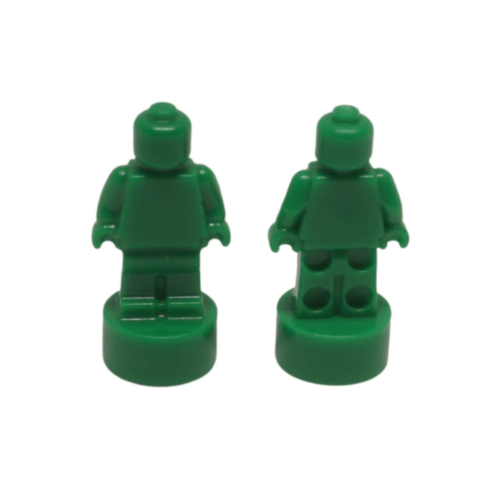 LEGO® Minifig Utensil Statuette Trophy in green accessory for awards, competitions, and display builds
