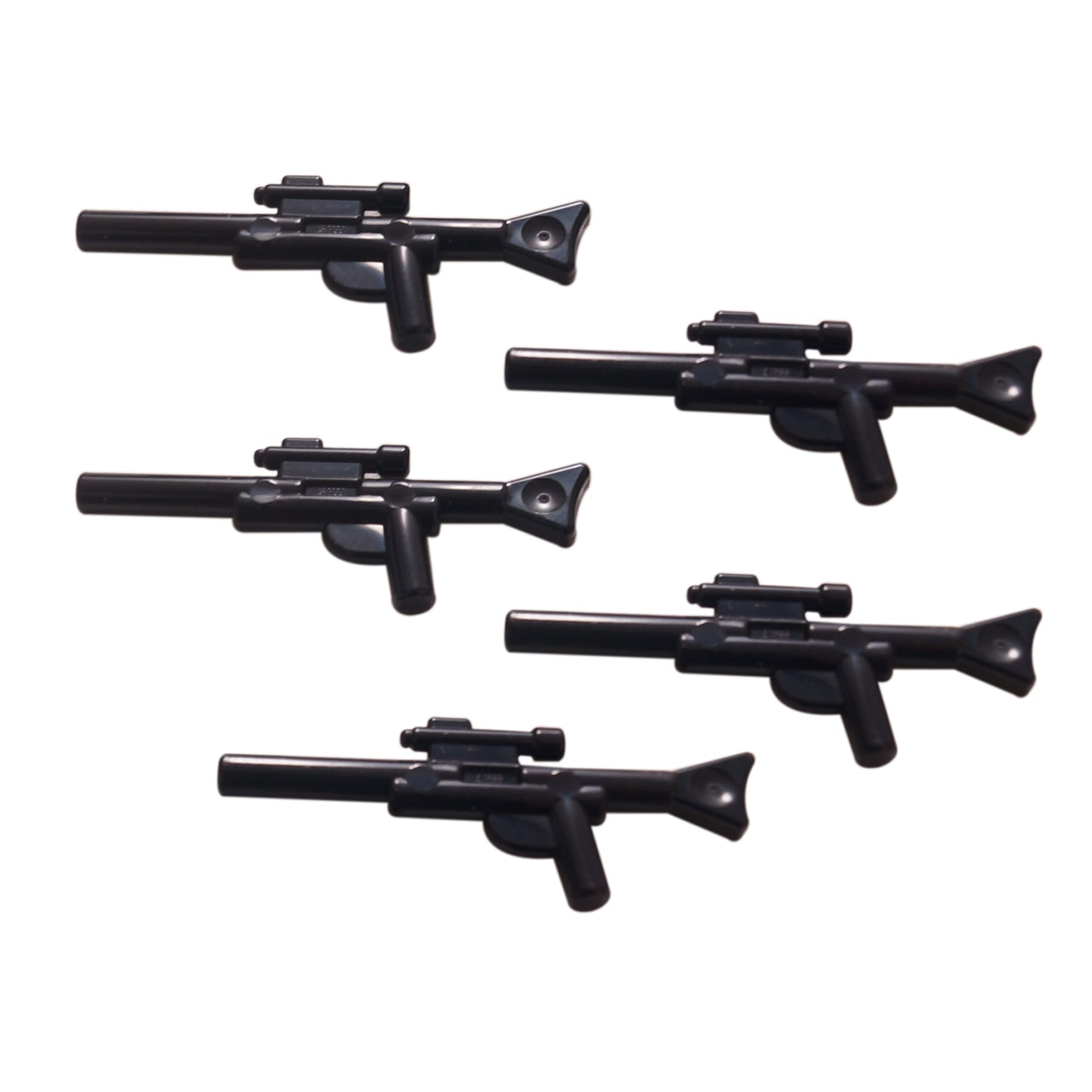 Accessoire de pistolet long Noir pour minifigure, style Star Wars
