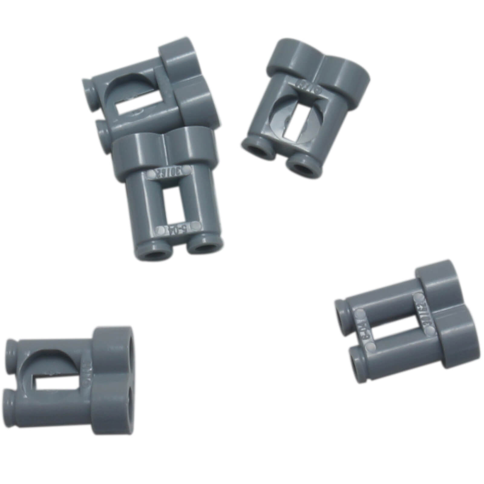 Prismáticos LEGO 30162, gris claro, varias vistas.