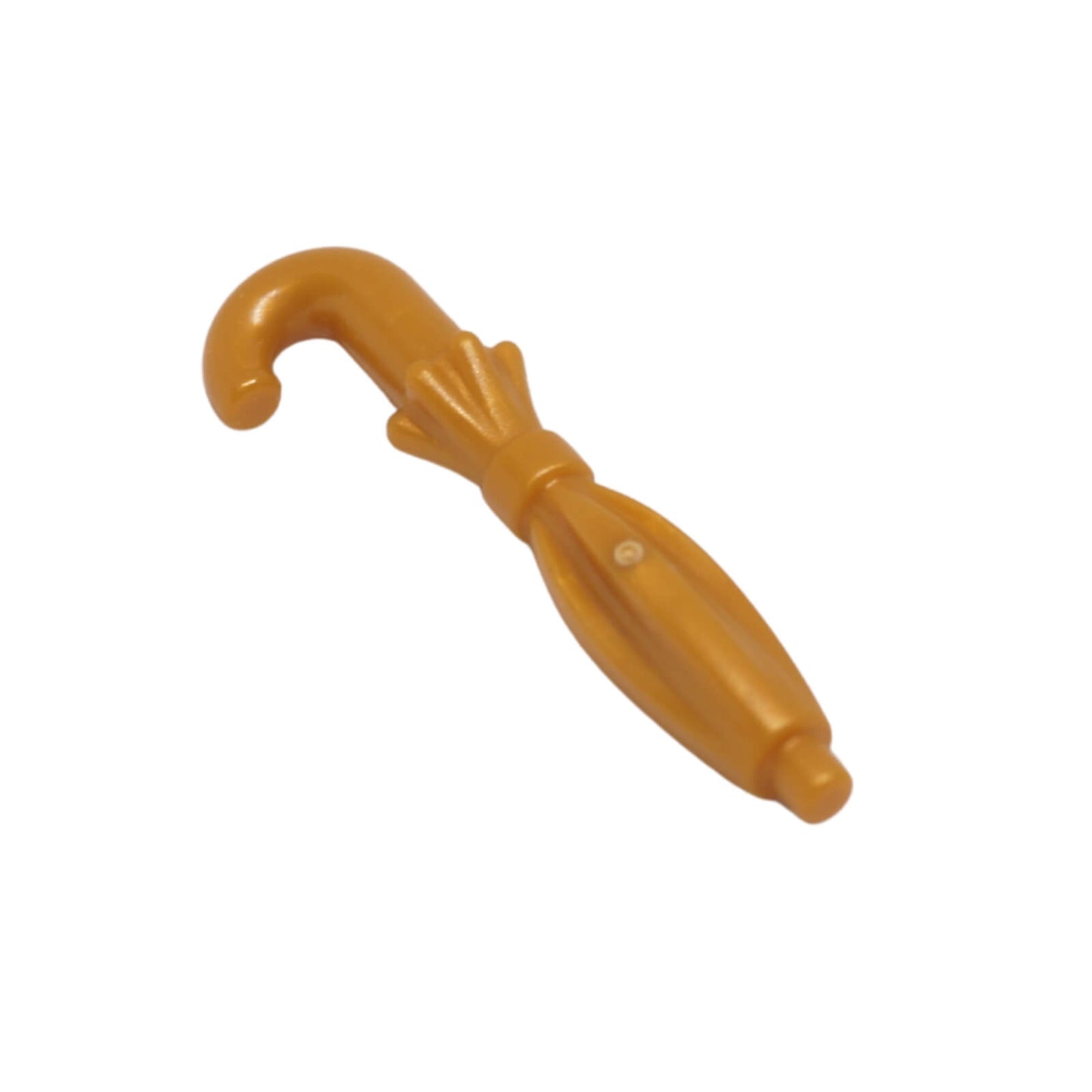 minifigura paraguas plegable 27150 pequeño accesorio en oro perla para minifiguras

