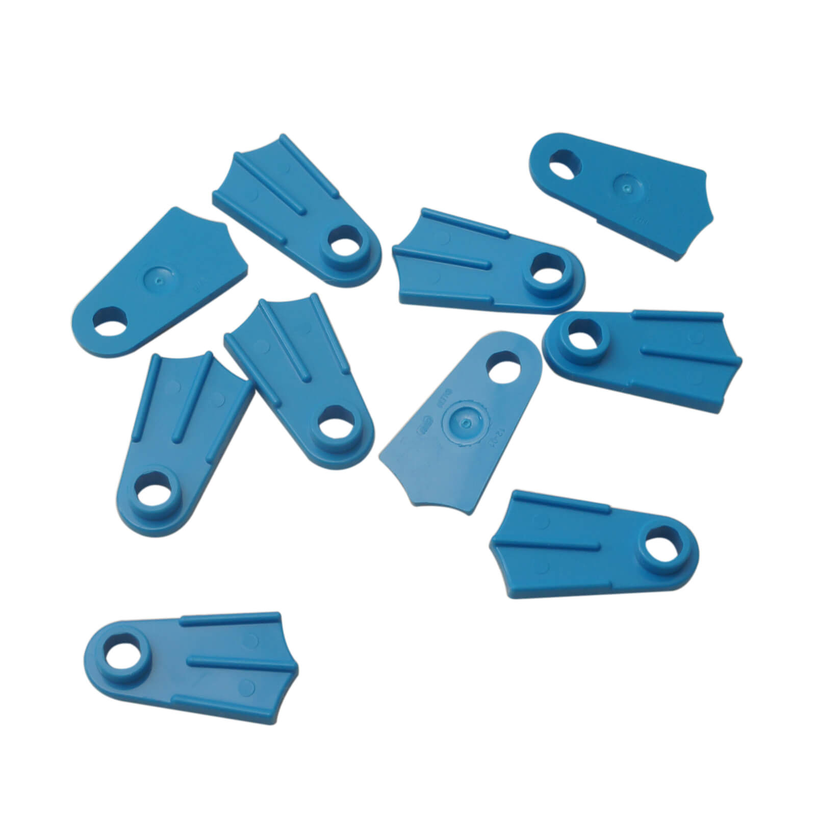 Calzado de aletas de minifigura en azul oscuro, elemento de calzado de una sola pieza para nadar o construcciones submarinas
