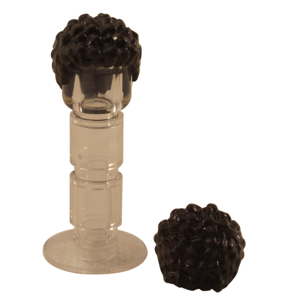 LEGO® minifigure hair piece 36060 black short coiled hairstyle for minifigure