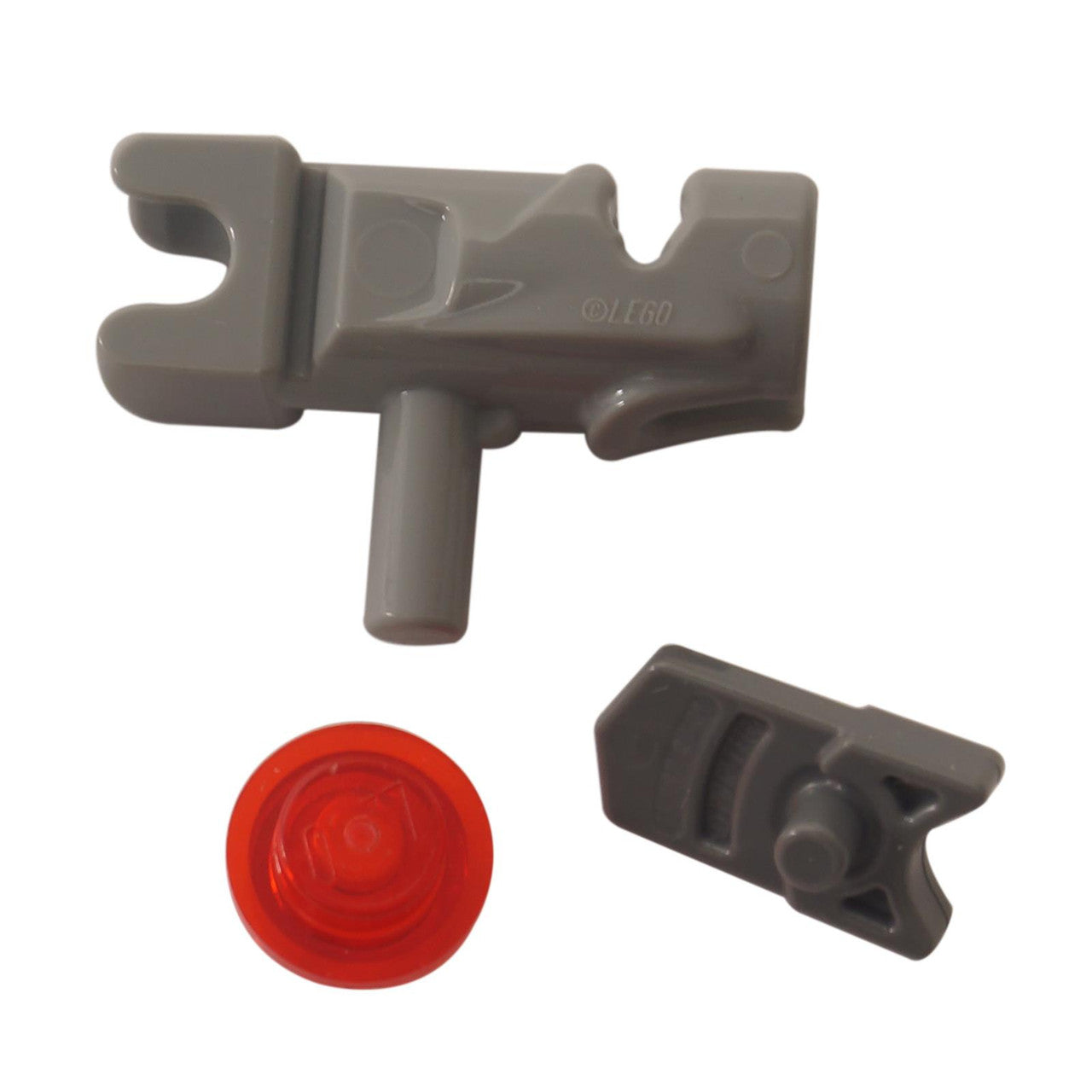 LEGO® Minifigure Mini Blaster with tow ball socket and dark bluish gray trigger