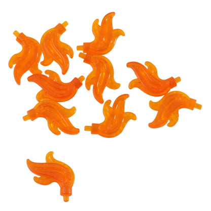 LEGO® Minifigure Plume Feather Triple Flame Water Accessory part 64647 trans orange