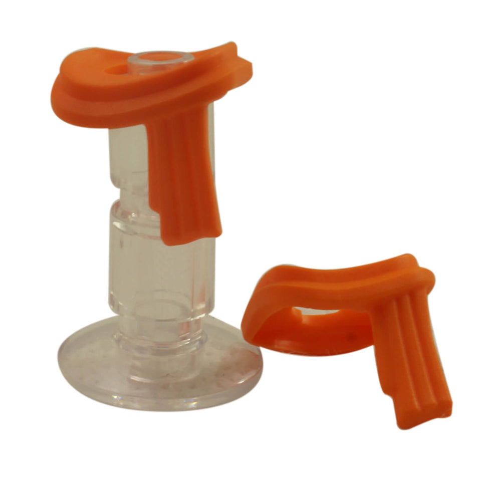Orange long wrapped minifigure scarf accessory, part 25376
