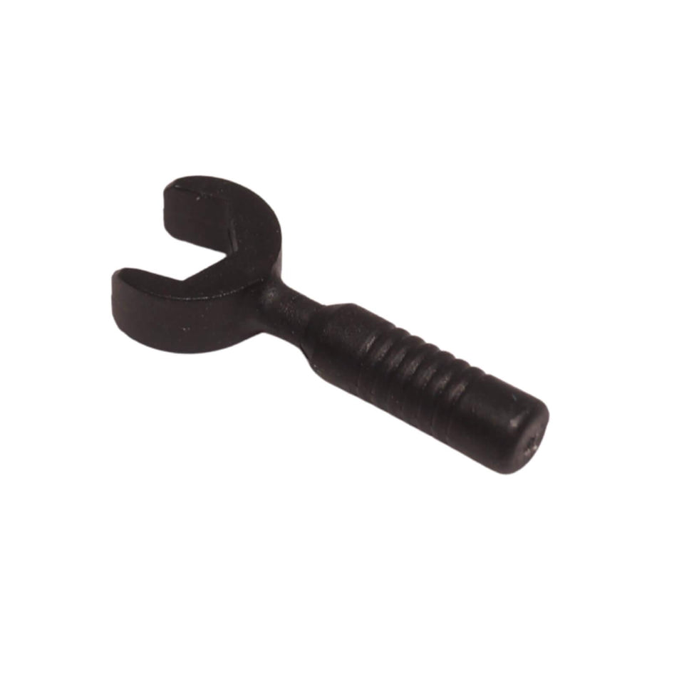 LEGO minifigure open end wrench tool with a textured 6-rib handle (Part 6246e).