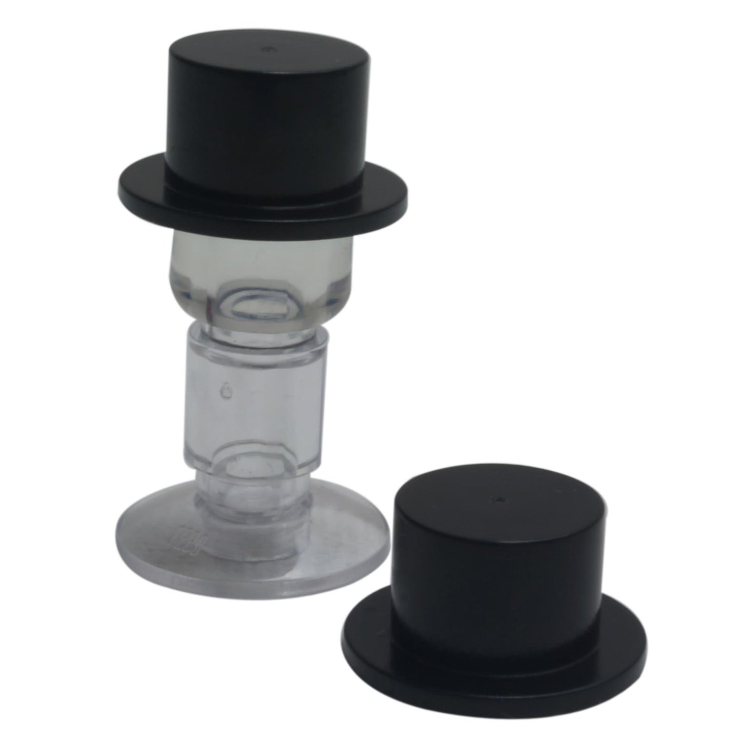 LEGO® minifigure top hat headgear part 3878 black
