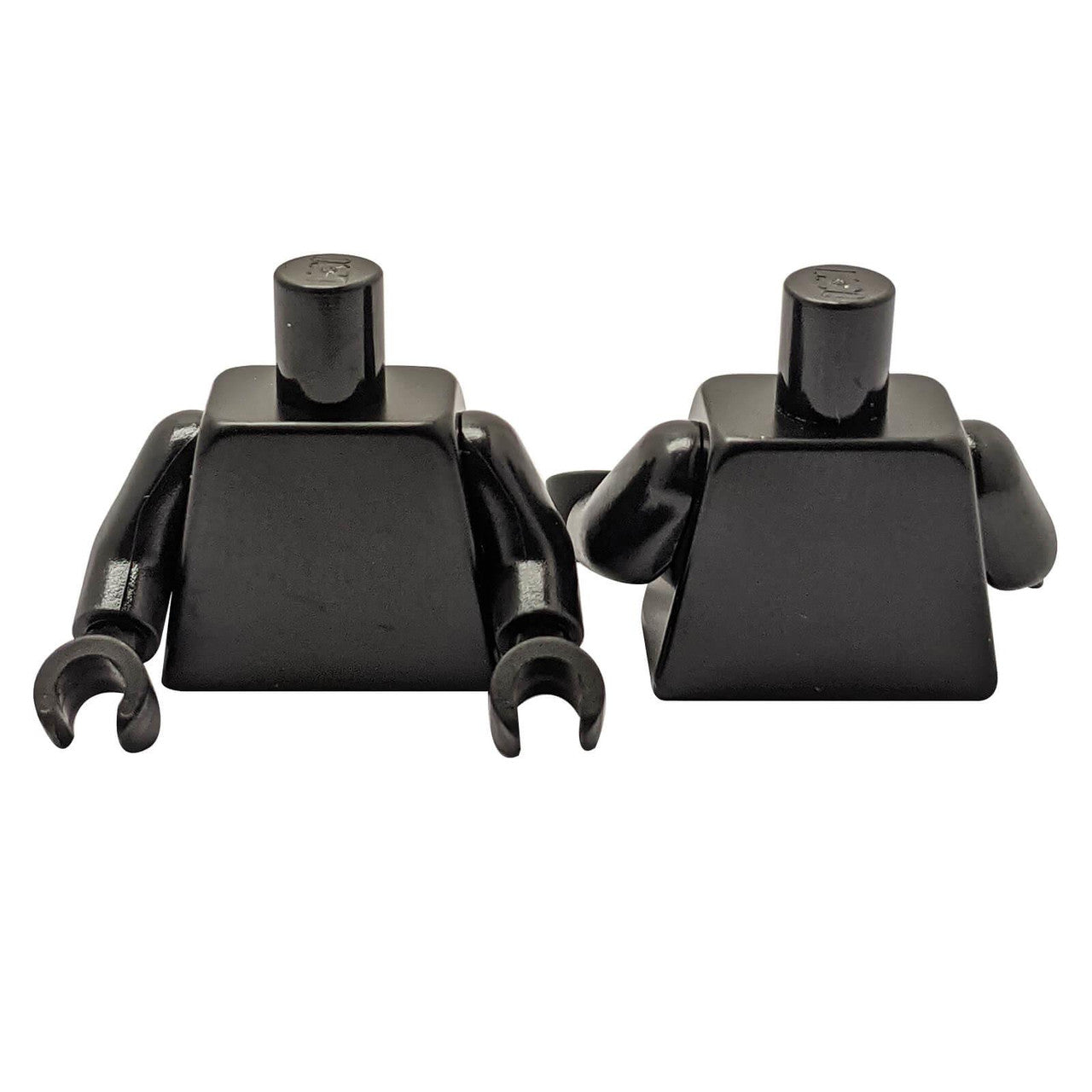 LEGO® Minifigure Torso Plain Black Black Arms Black Hands 973c00