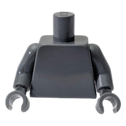 LEGO® Minifigure Torso Plain Dark Bluish Gray Dark Bluish Gray Arms Dark Bluish Gray Hands 973c00