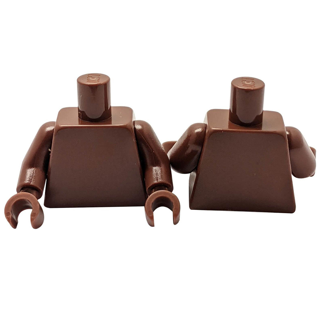 LEGO® Minifigure Torso Plain Reddish Brown Reddish Brown Arms Reddish Brown Hands 973c00