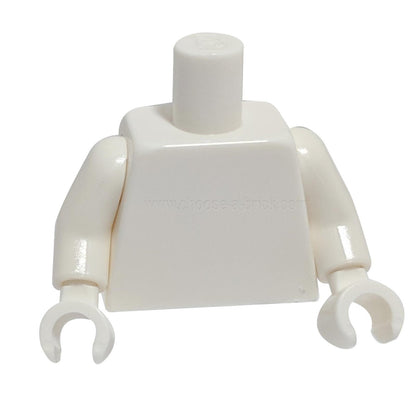 LEGO® Minifigure Torso Plain White Part 973c00