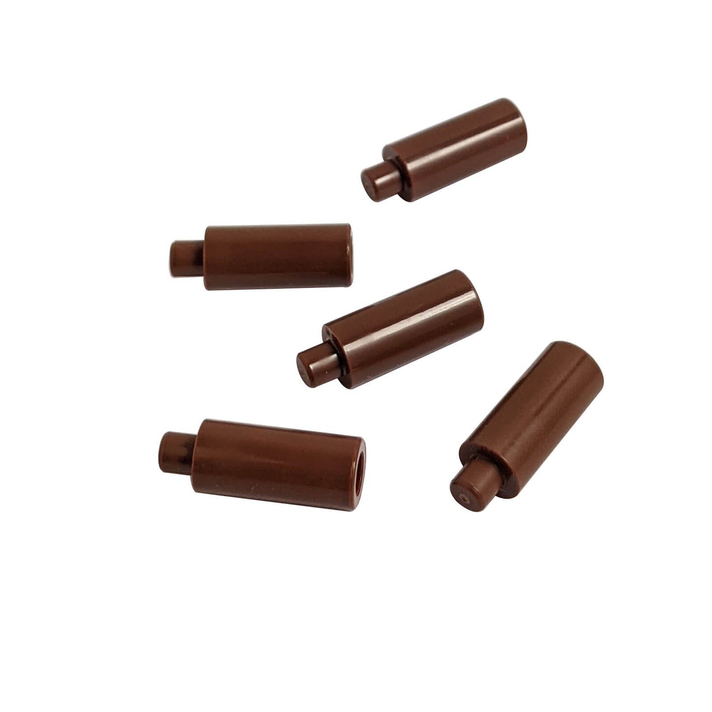 LEGO® Minifigure Utensil Candle in reddish brown accessory for medieval, castle, and interior builds