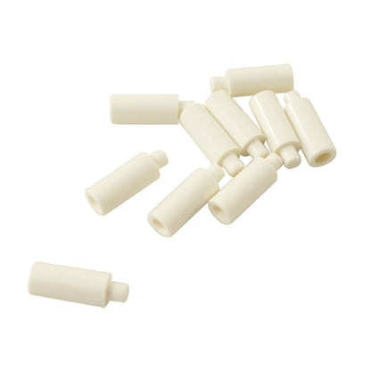 LEGO® Minifigure Utensil Candle in white accessory for medieval, castle, and interior builds