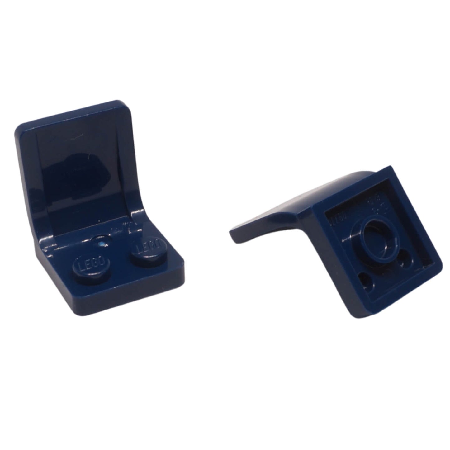 LEGO® Minifigure Utensil Seat Chair 2x2 in dark blue for minifigure seating and interior builds