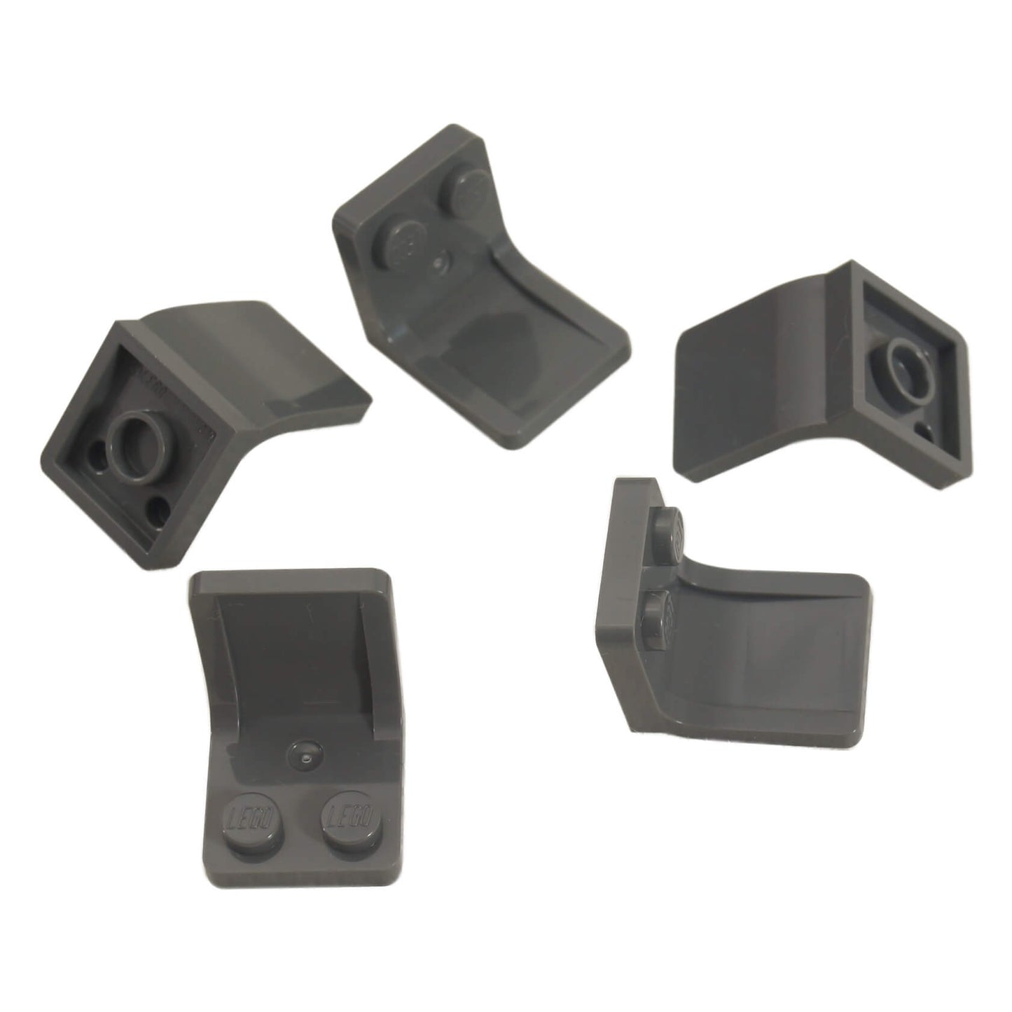 LEGO® Minifigure Utensil Seat Chair 2x2 in dark bluish gray for minifigure seating and interior builds