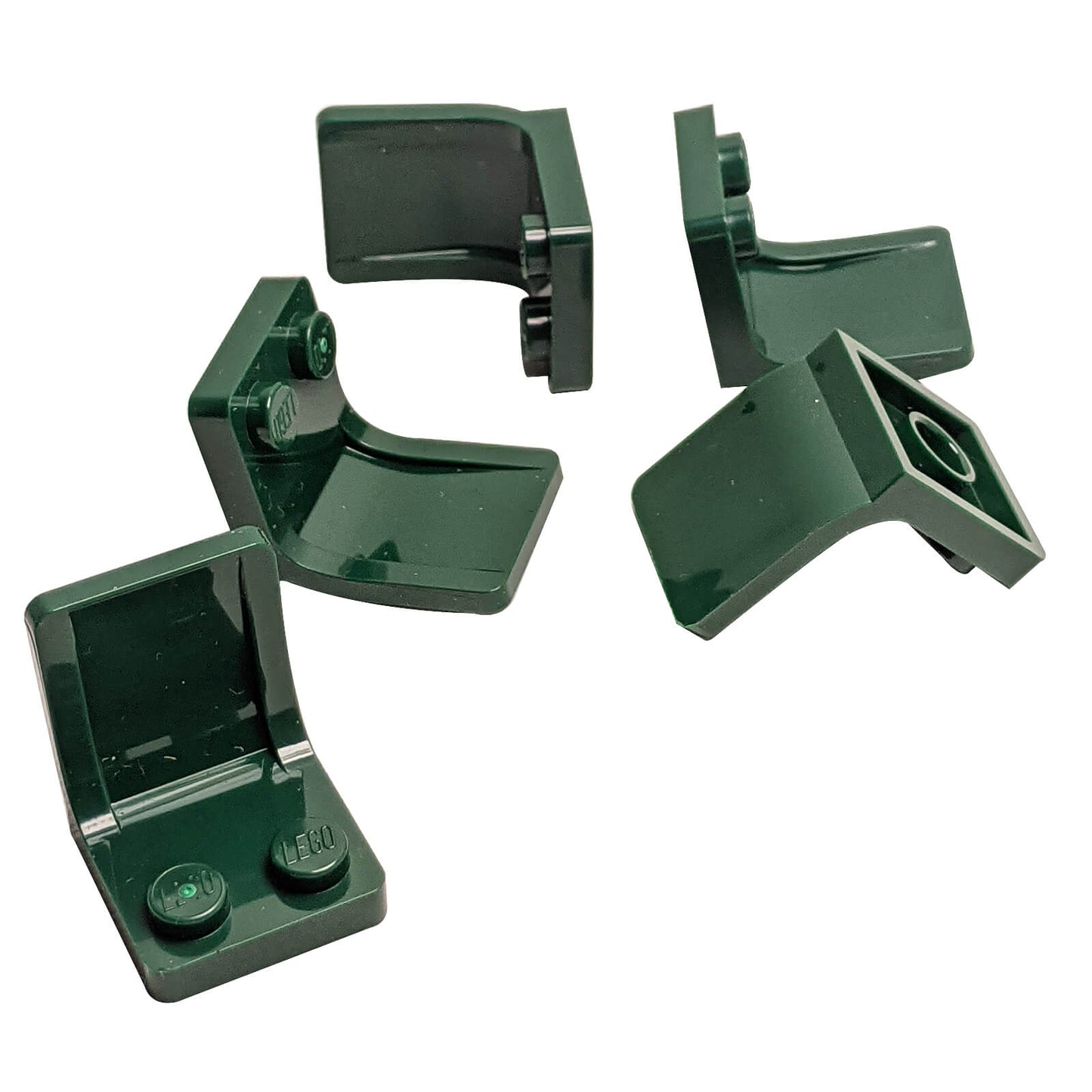LEGO® Minifigure Utensil Seat Chair 2x2 in dark green for minifigure seating and interior builds