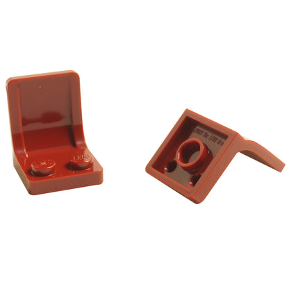 LEGO® Minifigure Utensil Seat Chair 2x2 in dark orange for minifigure seating and interior builds