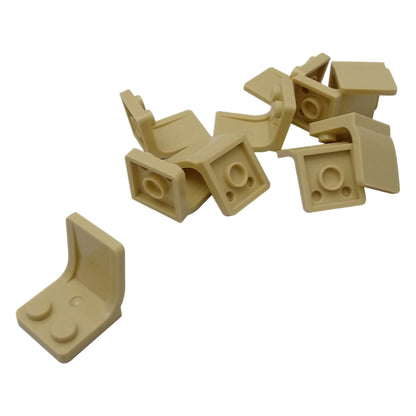 LEGO® Minifigure Utensil Seat Chair 2x2 in tan for minifigure seating and interior builds