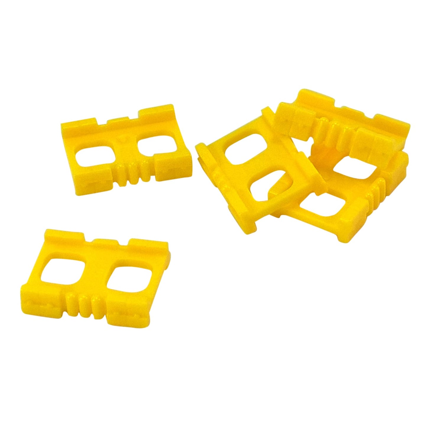 Yellow LEGO® minifigure utility belt, part 27145, waist accessory for gear and costume builds