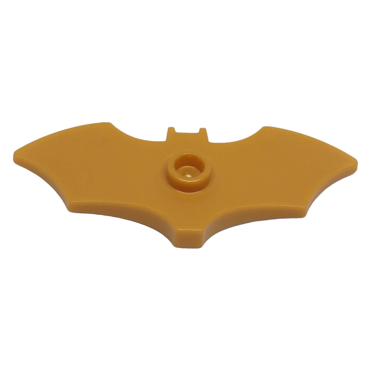 LEGO® wide minifigure Batarang 37720e front view with central stud