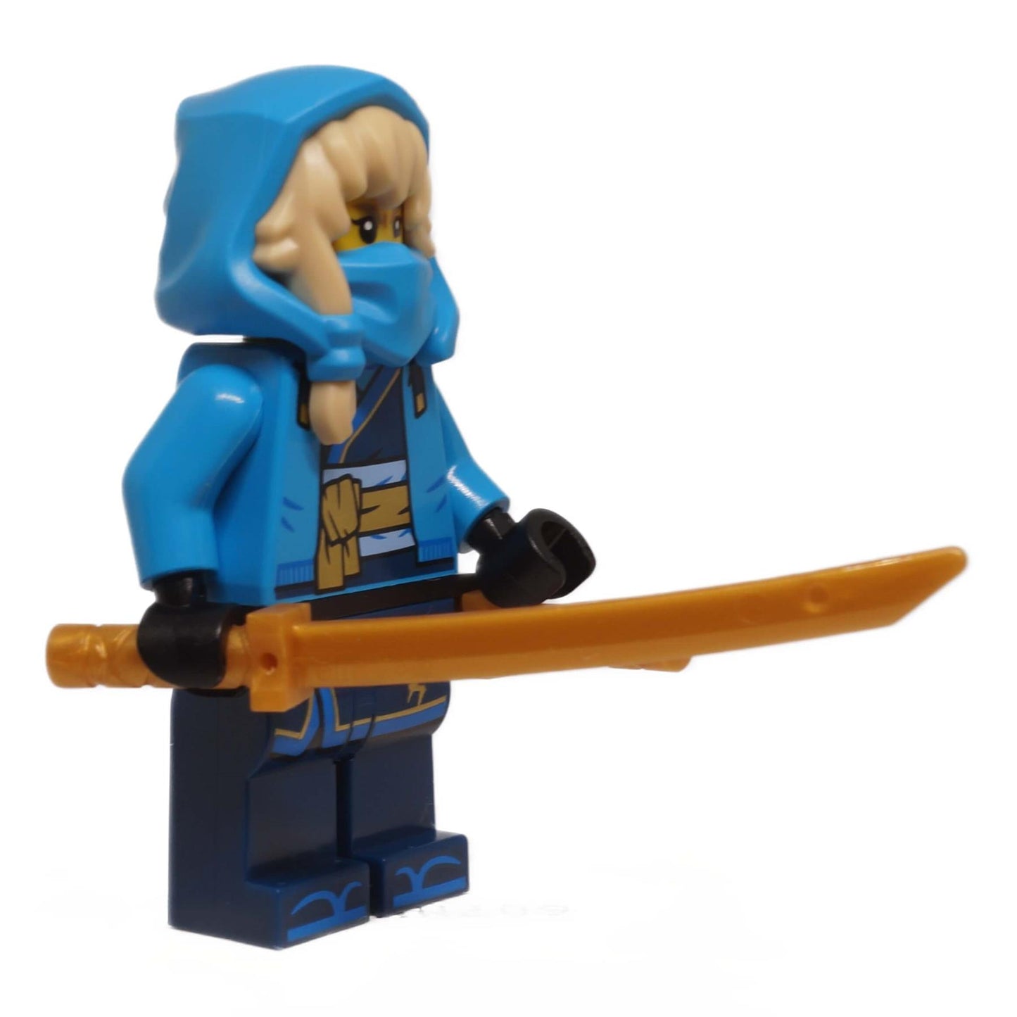 LEGO NINJAGO Mira minifigure from Legends Duskfall set 71871 with accessory side view