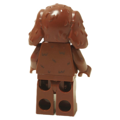 Back view Rowlf the Dog Muppets minifigure with brown fur and floppy ears
