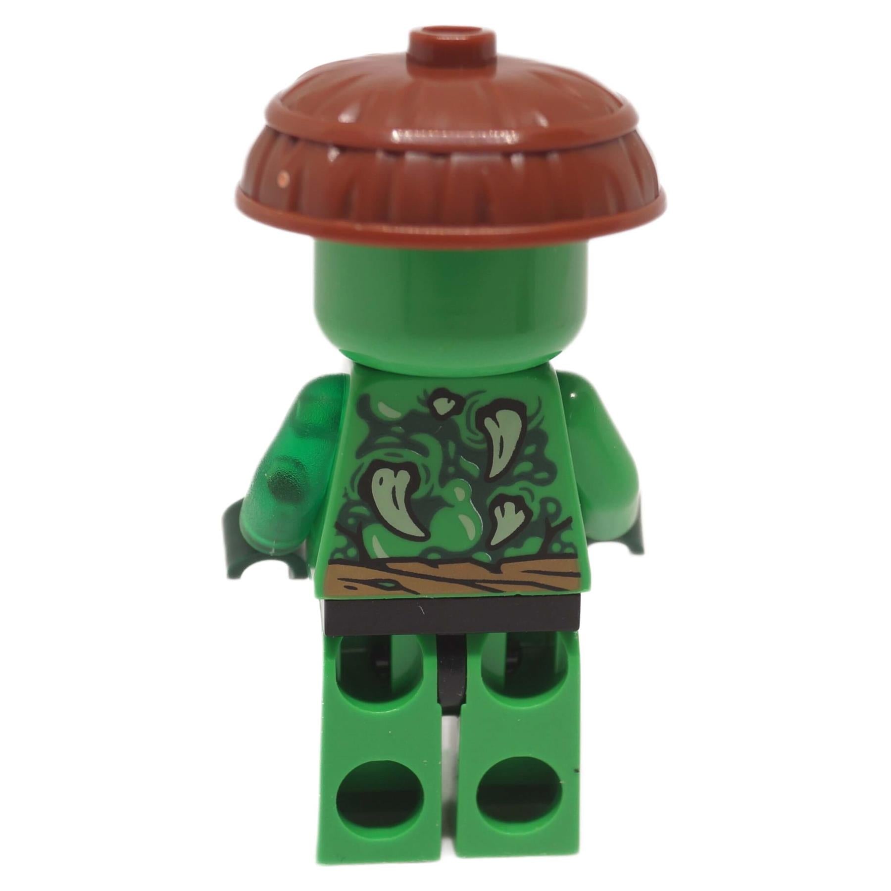 LEGO® NINJAGO Mutation Monster minifigure back view showing torso back print and legs