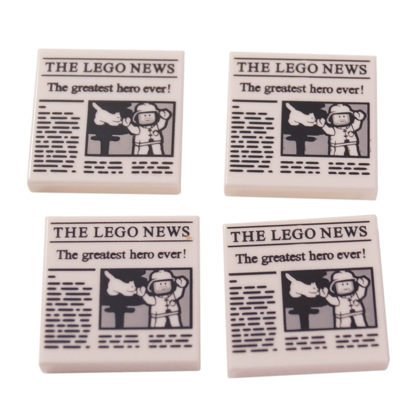 LEGO Tile 2 x 2 with THE LEGO NEWS newspaper pattern 3068bpb1105