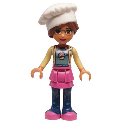 LEGO Friends Olivia mini doll frnd0295 chef hat cupcake outfit