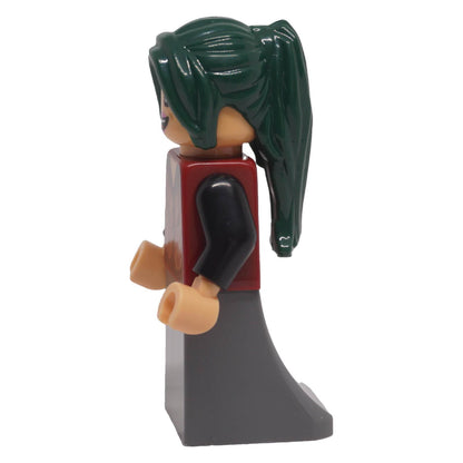 LEGO ONE PIECE Makino op002 rear view with long dark green ponytail