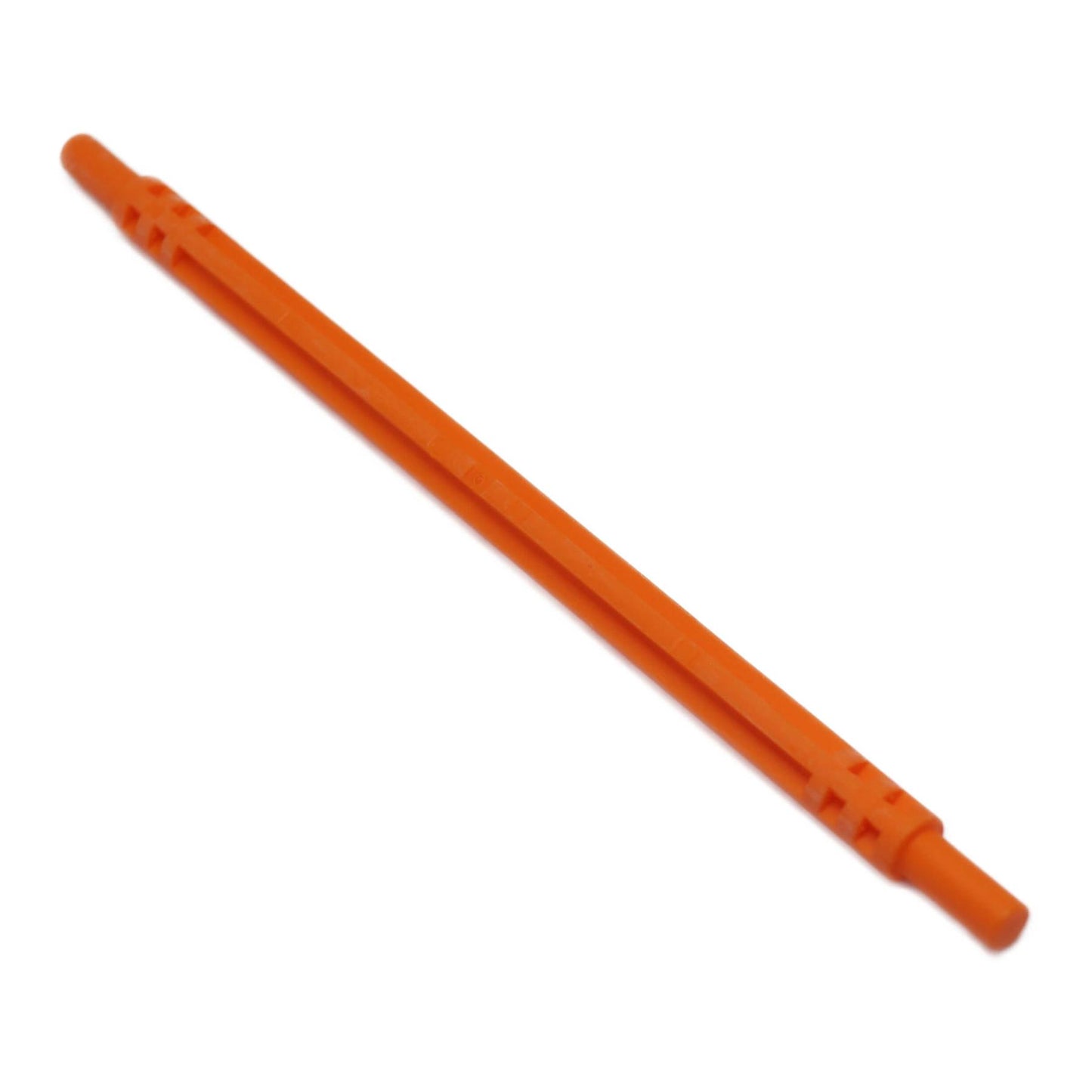 Orange soft axle hose 12L part 32200 for LEGO® Technic flex connections and mechanical routing
