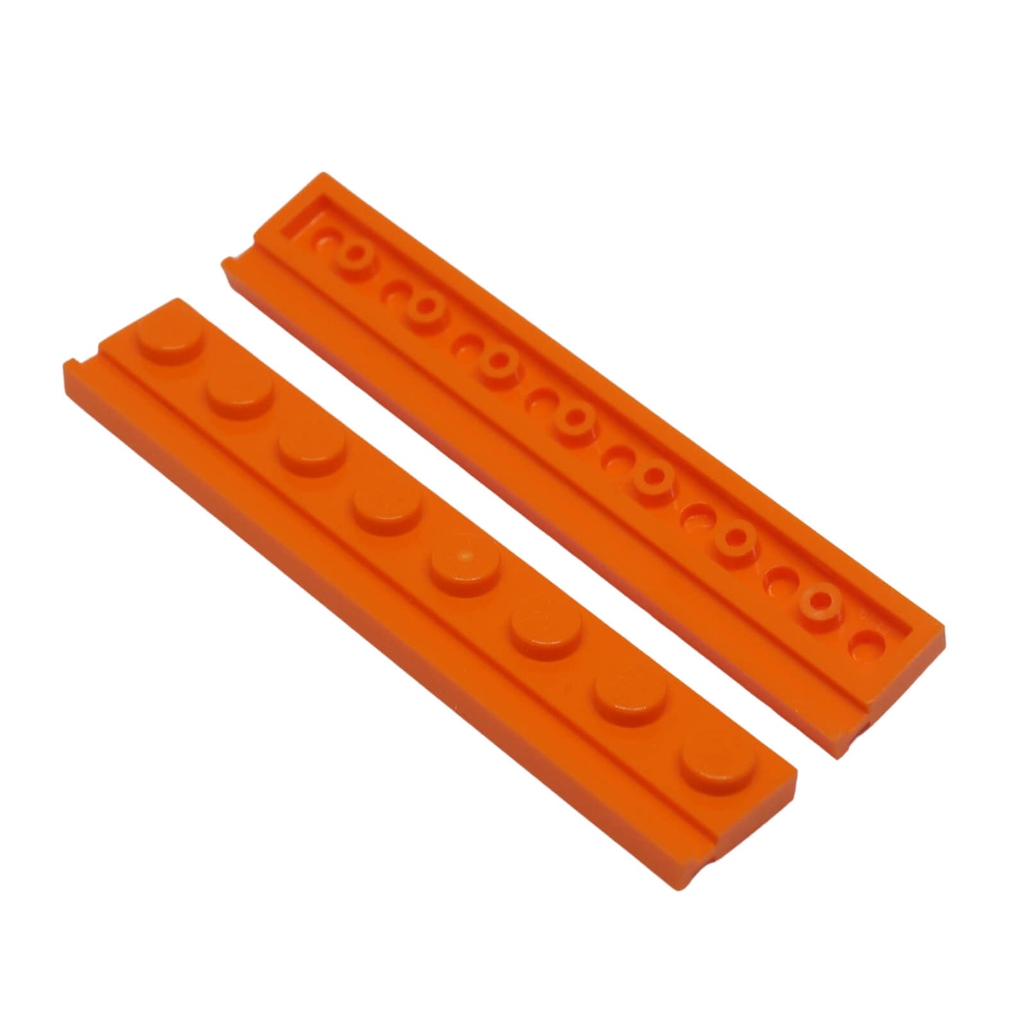 Plaque modifiée 1x8 avec rainure pour rail de porte pour constructions de portes coulissantes
