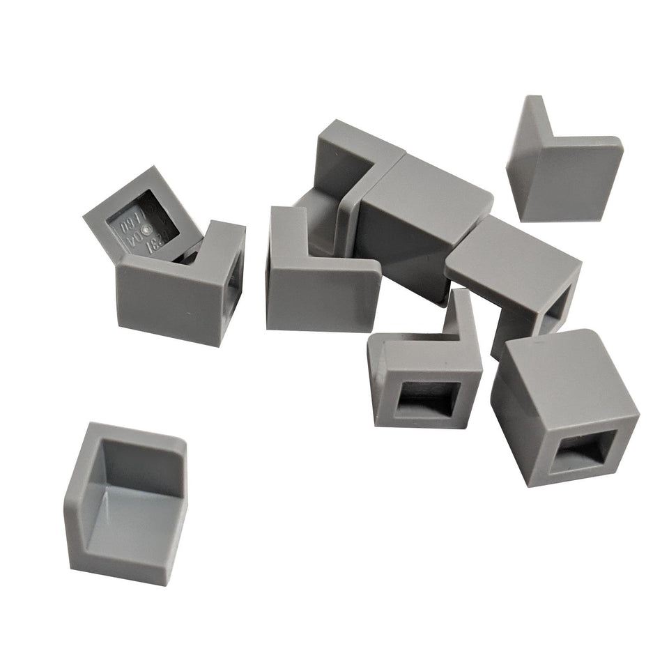 LEGO® Panel 1 x 1 x 1 Corner part 6231 light bluish gray