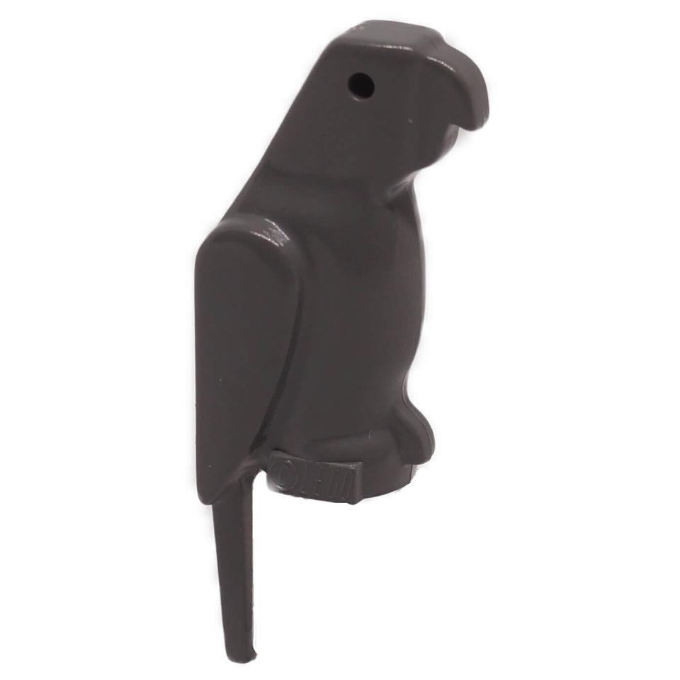 LEGO® parrot bird with small beak (Part 2546) in dark bluish gray