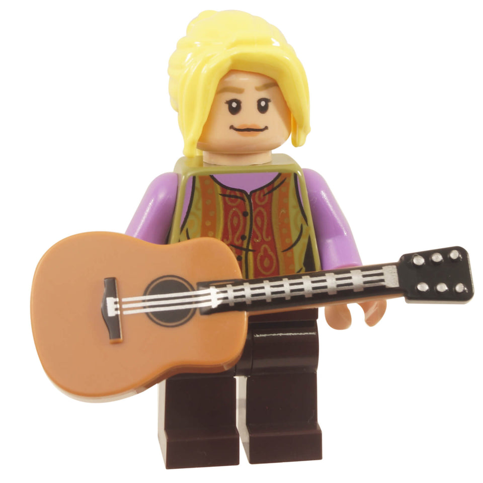 LEGO® Phoebe Buffay minifigure idea061 with guitar from set 21319 Central Perk