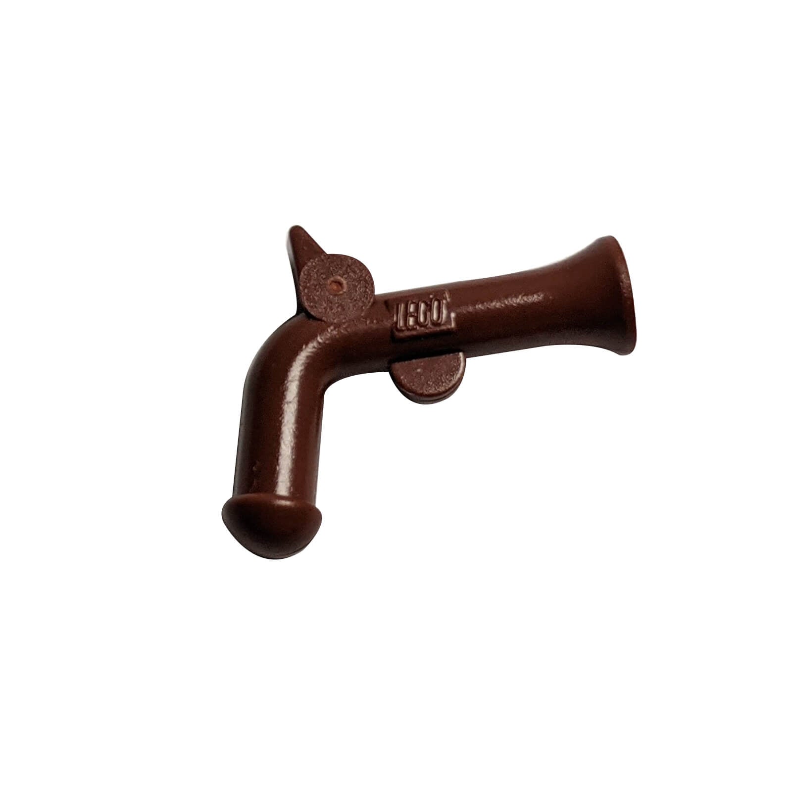 Brown LEGO® minifigure pirate flintlock pistol weapon accessory classic pirate gun piece