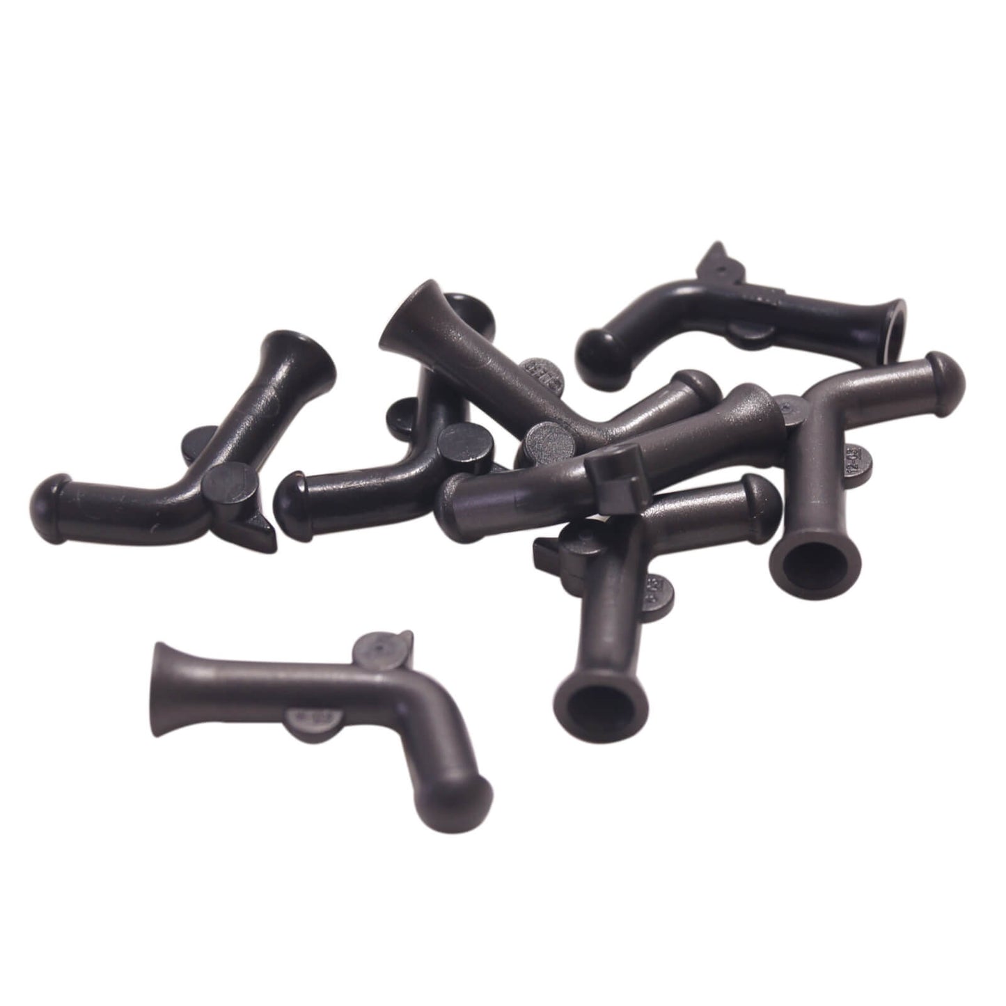 Pearl dark gray LEGO® minifigure pirate flintlock pistol weapon accessory classic pirate gun piece