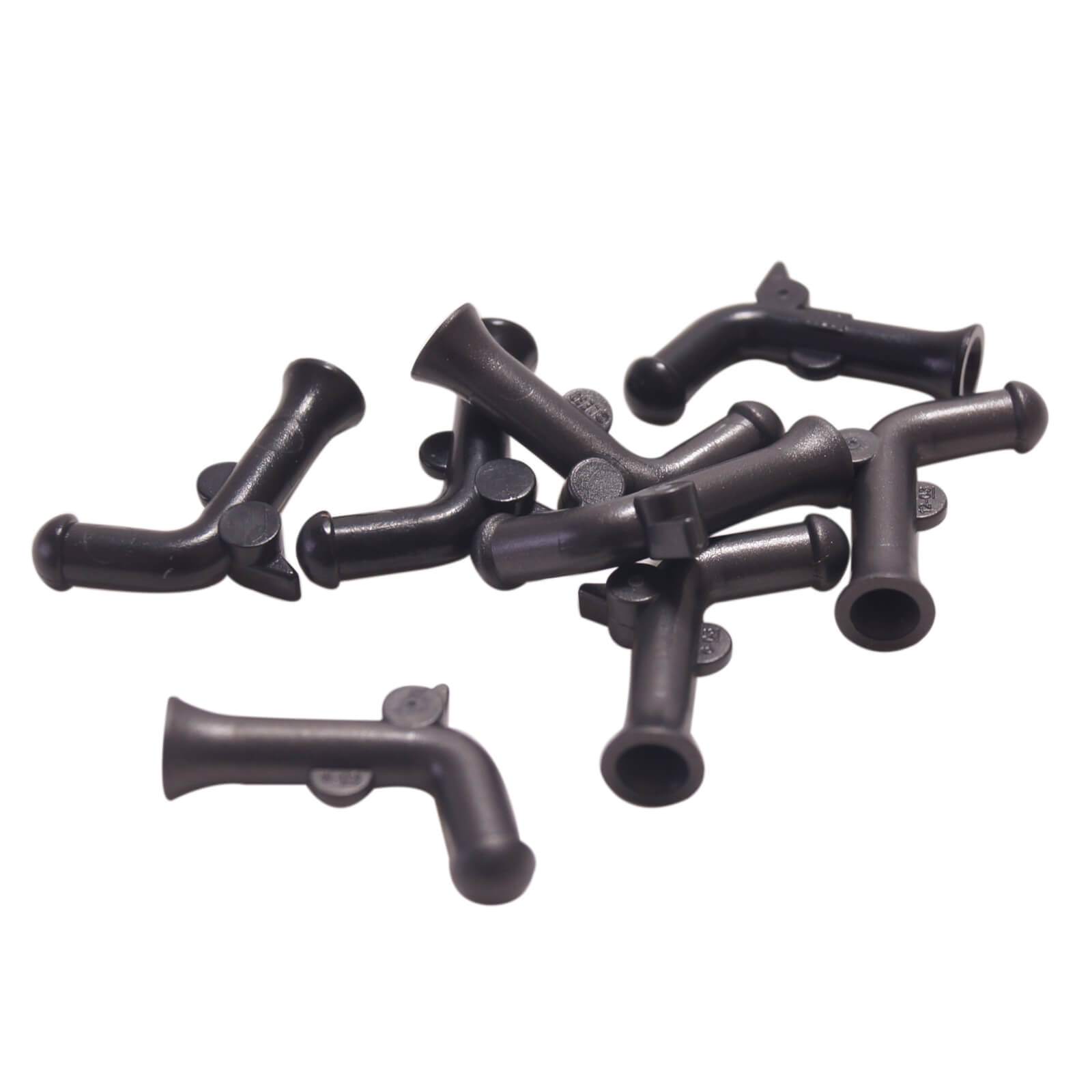 Pearl dark gray LEGO® minifigure pirate flintlock pistol weapon accessory classic pirate gun piece