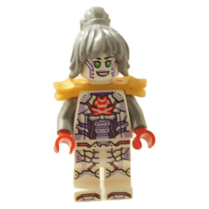 LEGO NINJAGO P.I.X.A.L. minifigure njo937 in gold Samurai X armor from Dragons Rising Season 3 set 71836 Arc Dragon of Focus