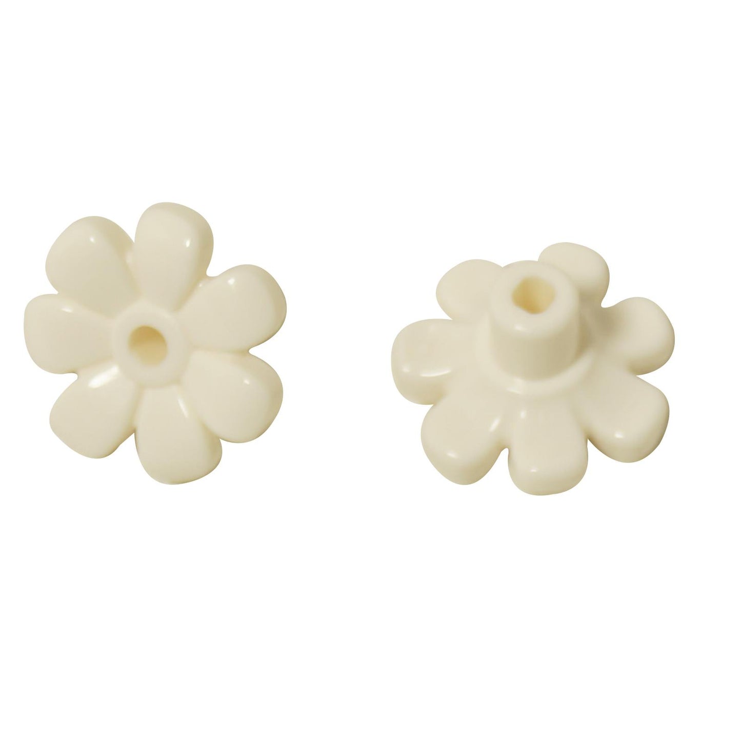 LEGO® planta flor con barra y pequeño agujero de pin 32606 en blanco