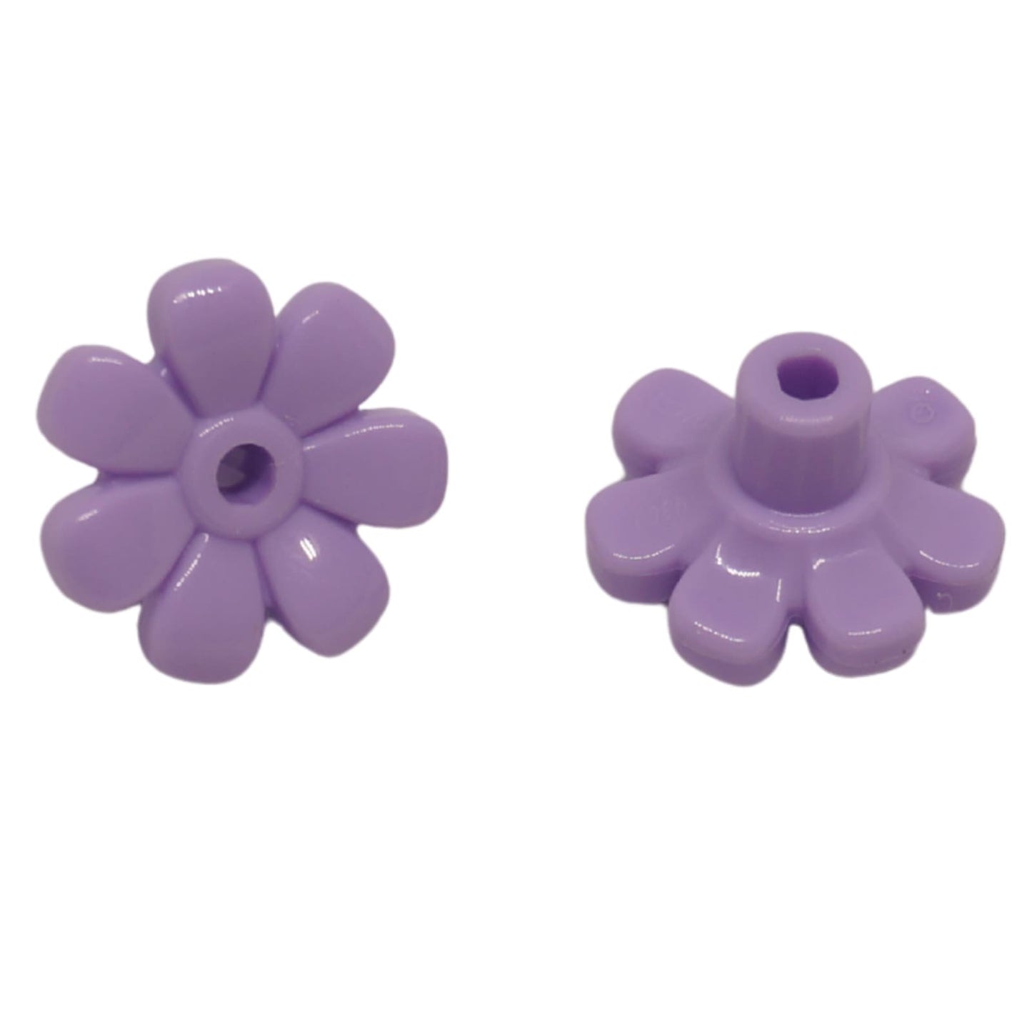 Lavender plant flower with bar and small pin hole decorative piece
