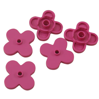 LEGO® Plant Flower 4 x 4 Rounded Petals 35473 dark pink