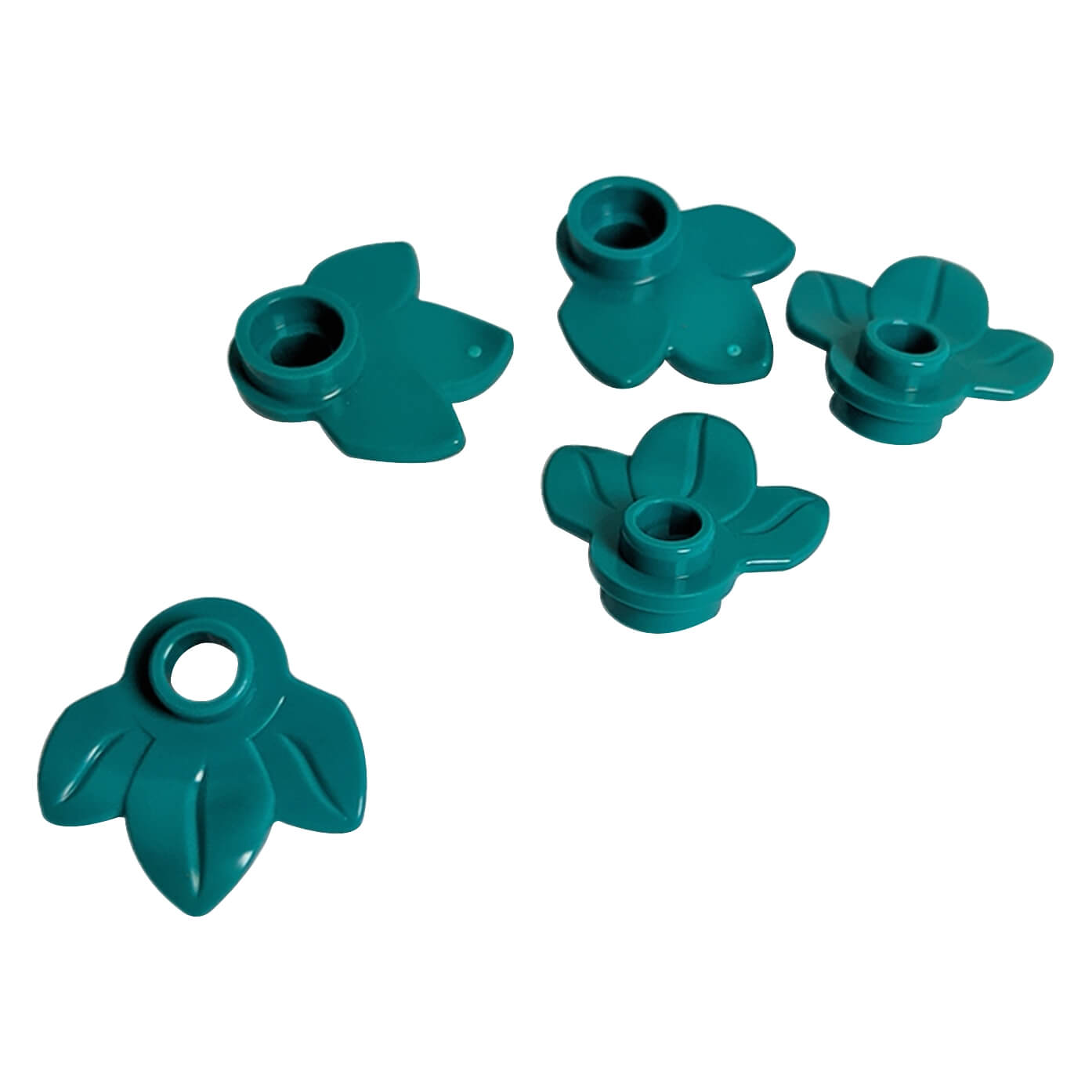 plant-plate-round-1x1-3-leaves-dark-turquoise
