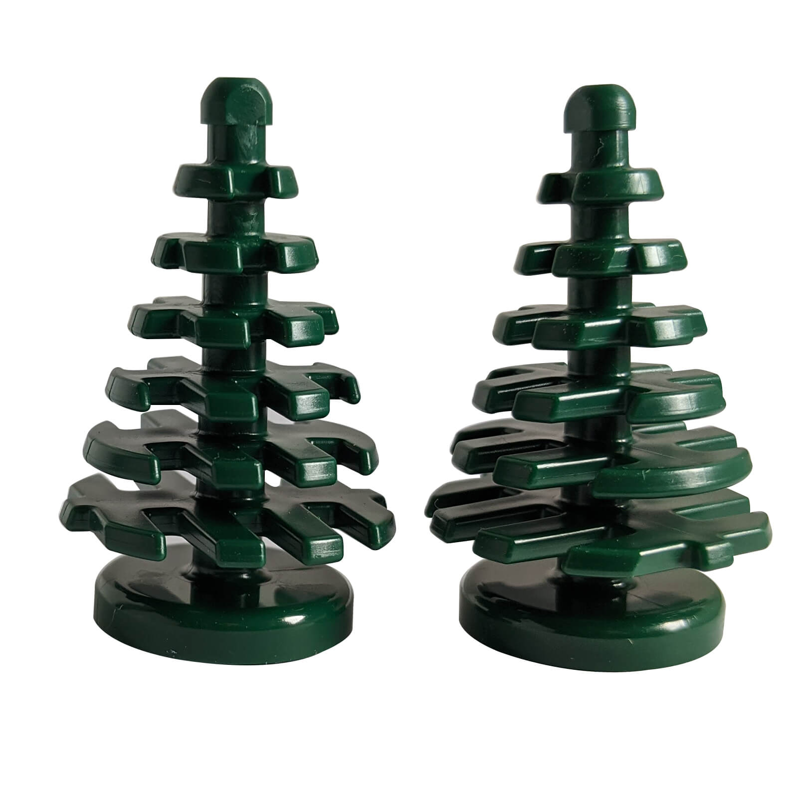 LEGO® small pine tree plant 2435, 2 x 2 x 4 in dark green, ideal for forests and scenery
