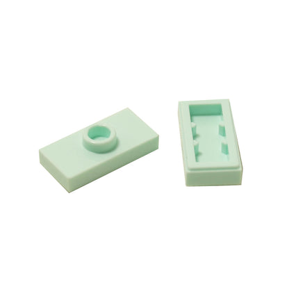 LEGO® Plate Modified 1 x 2 with 1 Stud 15573 light aqua