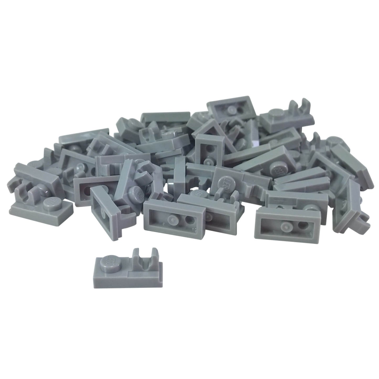 LEGO® Plate Modified 1 x 2 with Clip Part 92280 light bluish gray