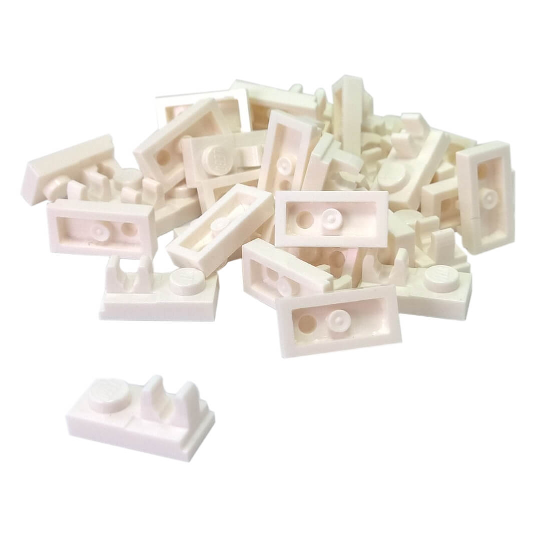 LEGO® Plate Modified 1 x 2 with Clip Part 92280 white